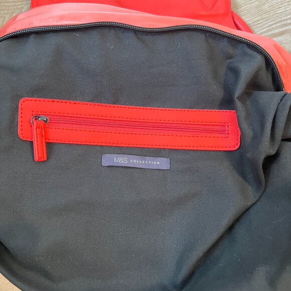 🧡Conquer Your Day in Style: M&S Collection Stormwear Shopper Vibrant Orange BAG - Picture 5 of 14
